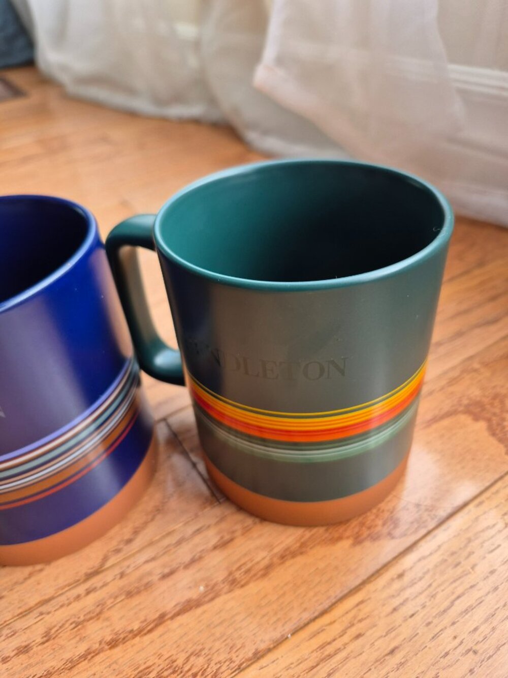 Pendleton National Parks collectible Mugs Stonewear Set Of 3 Blue, Grey & Green - Picture 10 of 10